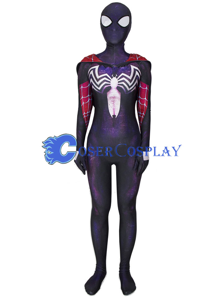 2018 Venom Spider Gwenom Sexy Halloween Costumes For Women